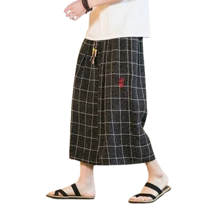 Funki Findz | Pants | Men's Long Japanese Kimono Wide Shorts