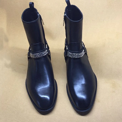 Funki Findz | Boots | Men's Vintage Chelsea Boots | Real Leather