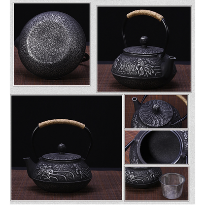 Funki Findz | Teapots | Japanese Style Cast Iron Teapot + Infuser 900ml