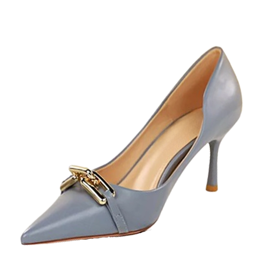 Funki Findz | Shoes | Women's Pointed Toe Metal Buckle Pumps