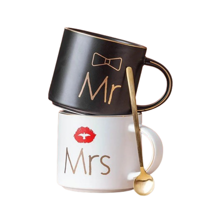 Funki Findz | Mugs | Mr and Mrs Coffee Mugs Bridal Gift-Set