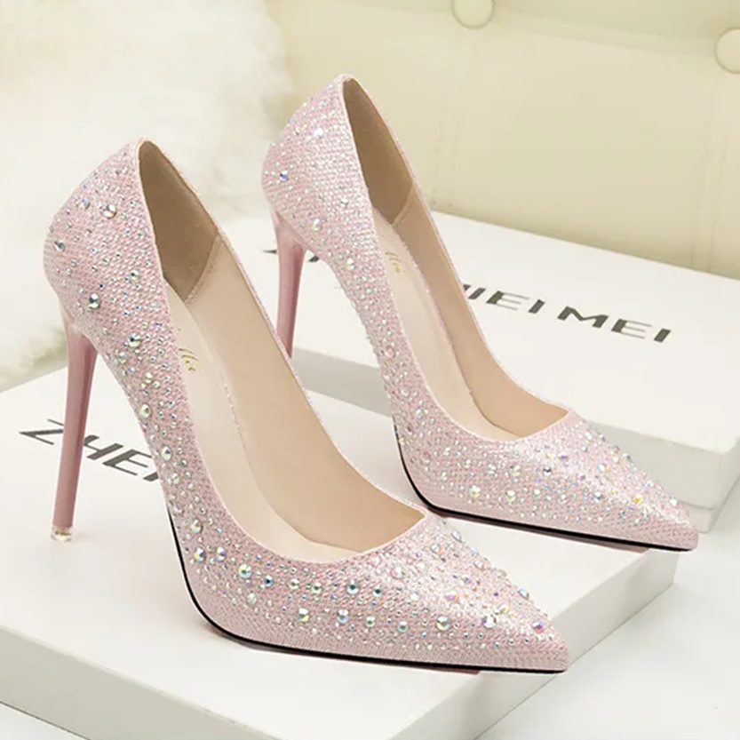 Funki Findz | Shoes | Women's Rhinestone Sparkly Prom Shoes
