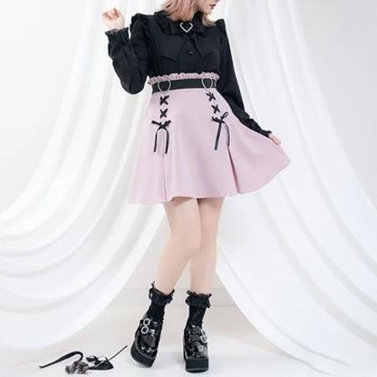 Funki Findz | Skirts | Women's High Waist Harajuku Mini Skirt