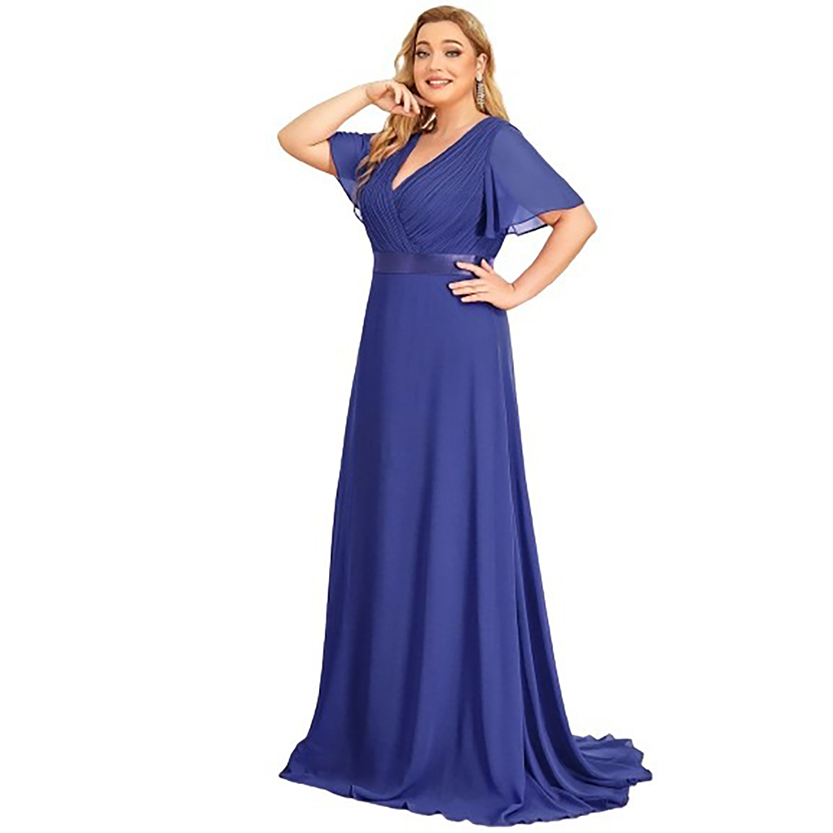 Funki Findz | Dresses | Women's Elegant Chiffon Evening Dress