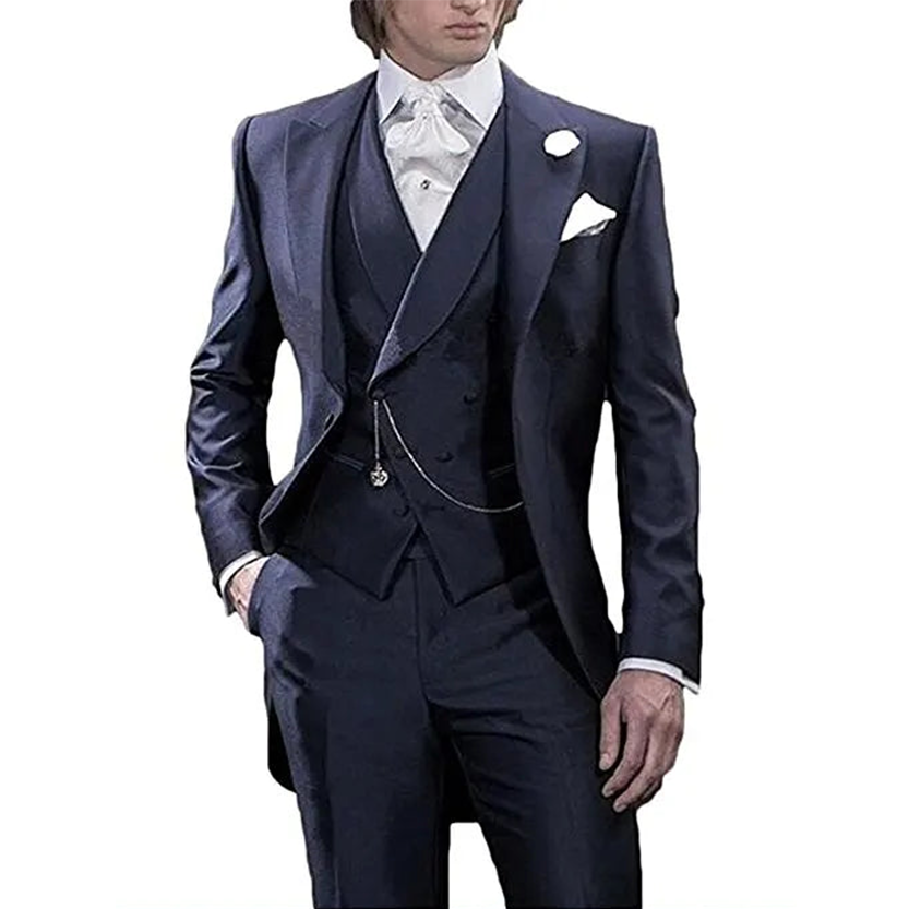 Funki Findz | Suits | Men's 3 Pcs Tailored Wedding Morning Suit