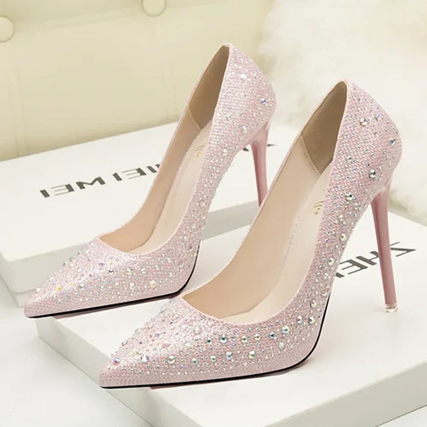 Funki Findz | Shoes | Women's Rhinestone Sparkly Prom Shoes