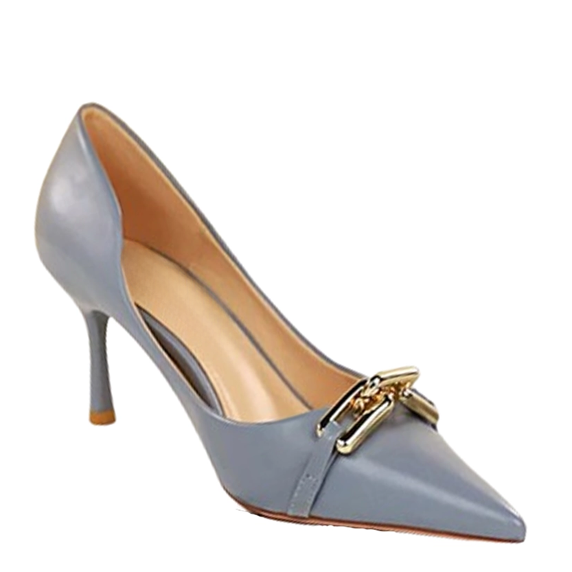 Funki Findz | Shoes | Women's Pointed Toe Metal Buckle Pumps