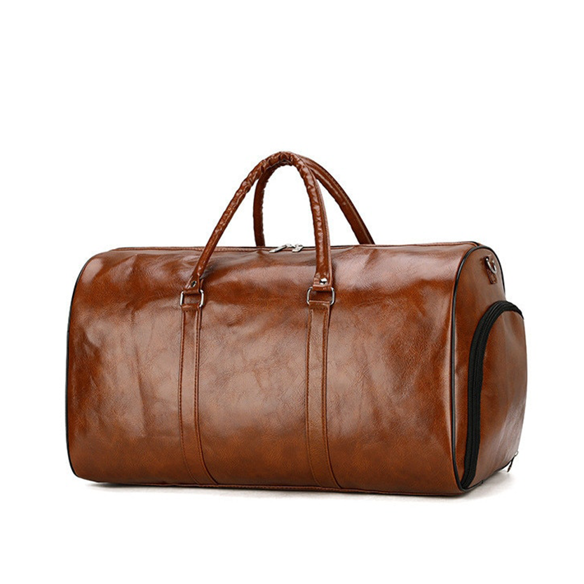 Funki Findz | Bags | Travel Bags | Faux Leather Overnight Bag