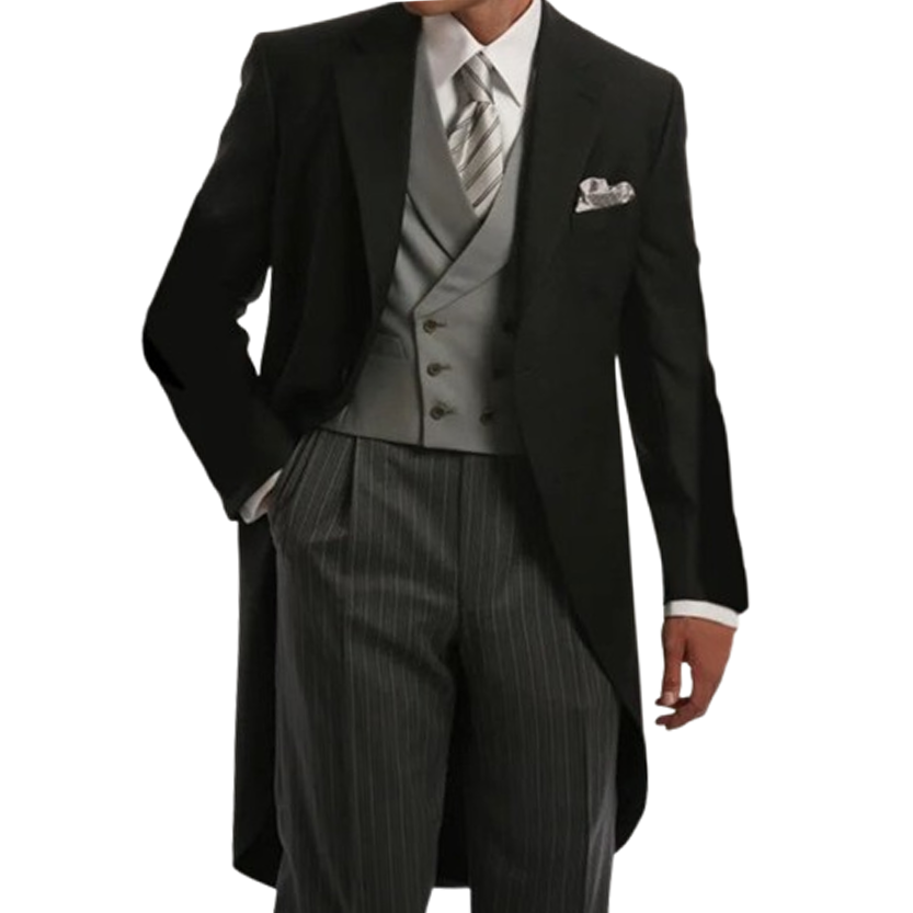 Funki Findz | Suits | Men's 3 Pcs Tailored Wedding Morning Suit