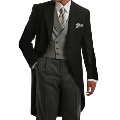 Funki Findz | Suits | Men's 3 Pcs Tailored Wedding Morning Suit