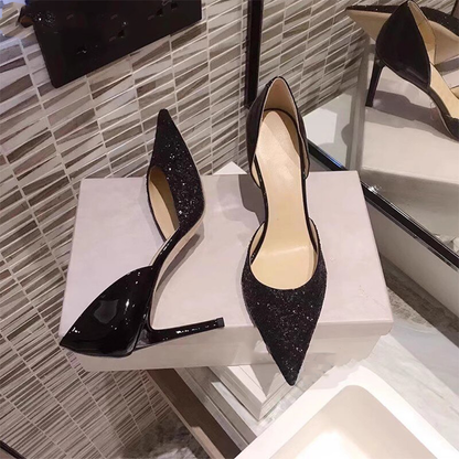 Funki Findz | Shoes | Women's Leather Sequin Glitter Bridal Shoe