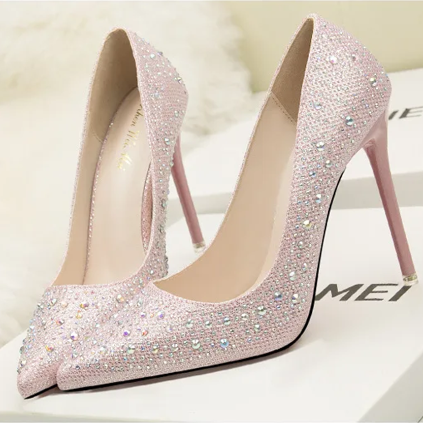 Funki Findz | Shoes | Women's Rhinestone Sparkly Prom Shoes