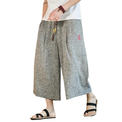 Funki Findz | Pants | Men's Long Japanese Kimono Wide Shorts