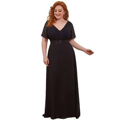 Funki Findz | Dresses | Women's Elegant Chiffon Evening Dress