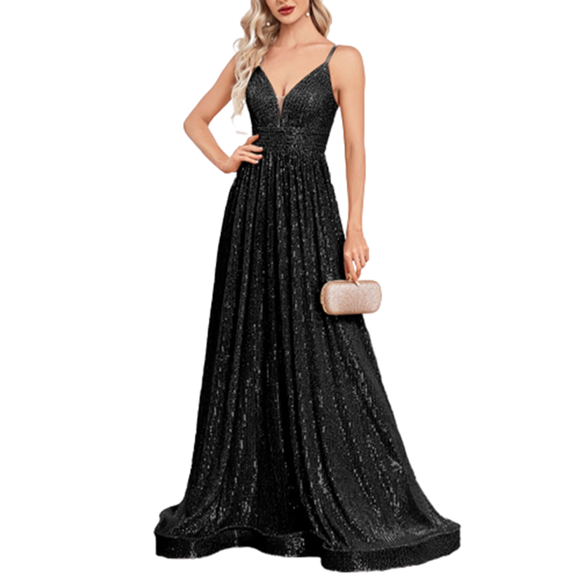Funki Findz | Dresses | Women's Luxury Strappy Evening Dress
