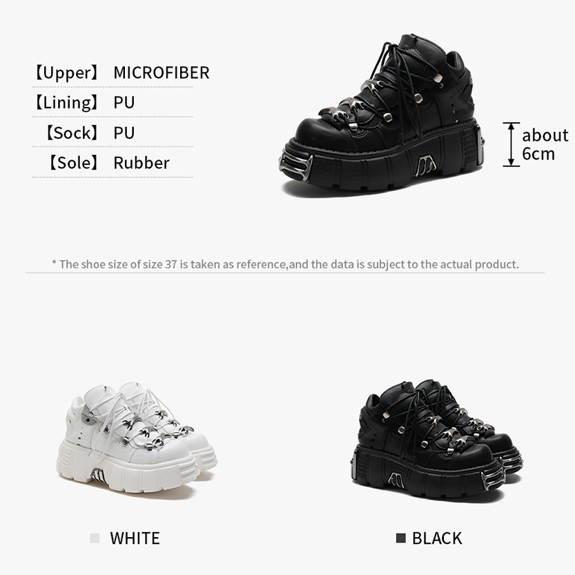 Funki Findz | Shoes | Women's Gothic Punk Platform Sneakers
