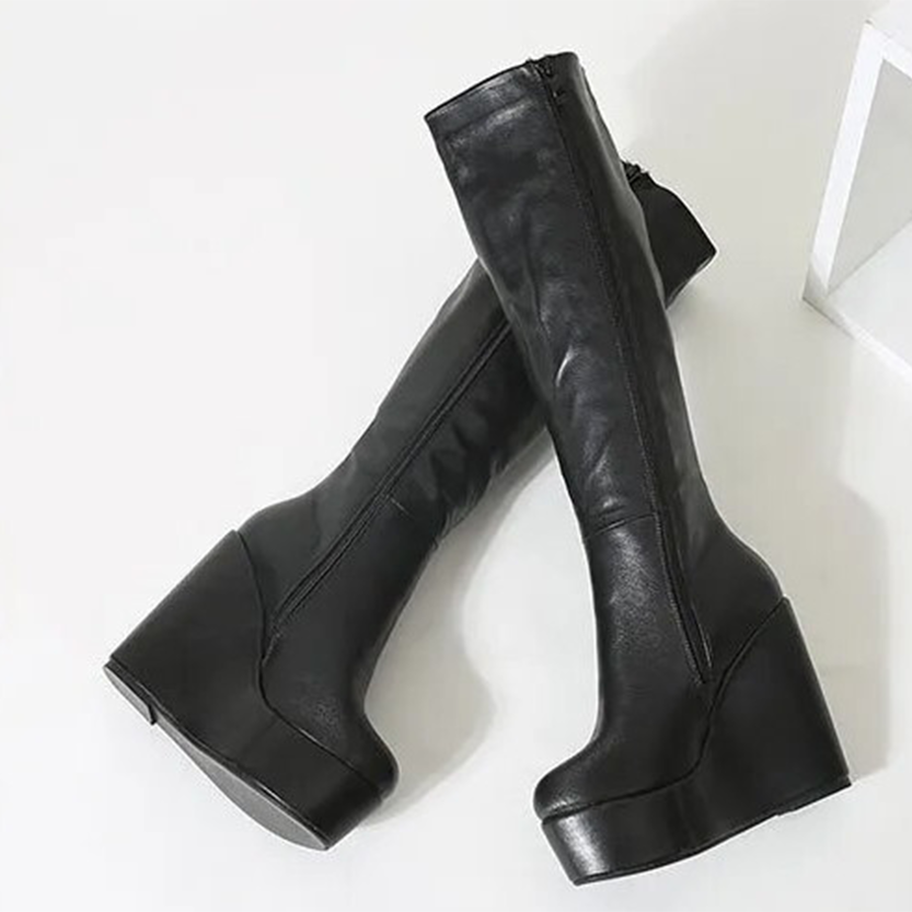 Funki Findz | Boots | Women's High Luxury Gothic Platform Boots