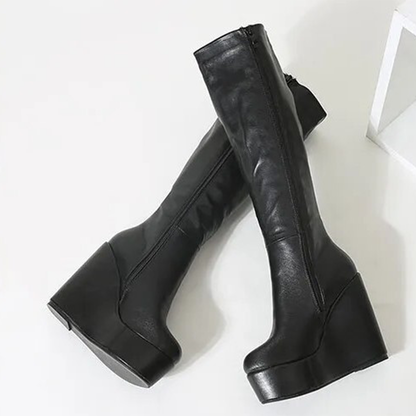 Funki Findz | Boots | Women's High Luxury Gothic Platform Boots