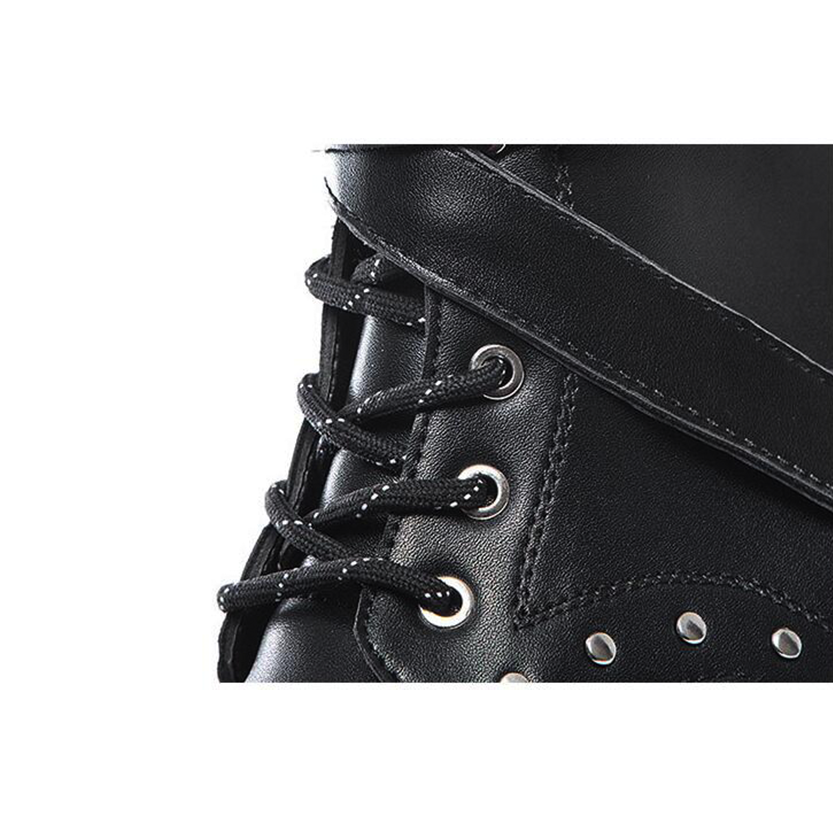 Funki Findz | Boots | Men's Gothic Punk Buckle Strap Biker Boots
