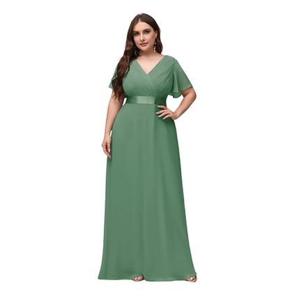 Funki Findz | Dresses | Women's Plus Size Long Evening Dress