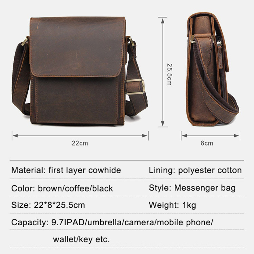 Funki Findz | Bags | Messenger Bags | Men's Leather Crossbody