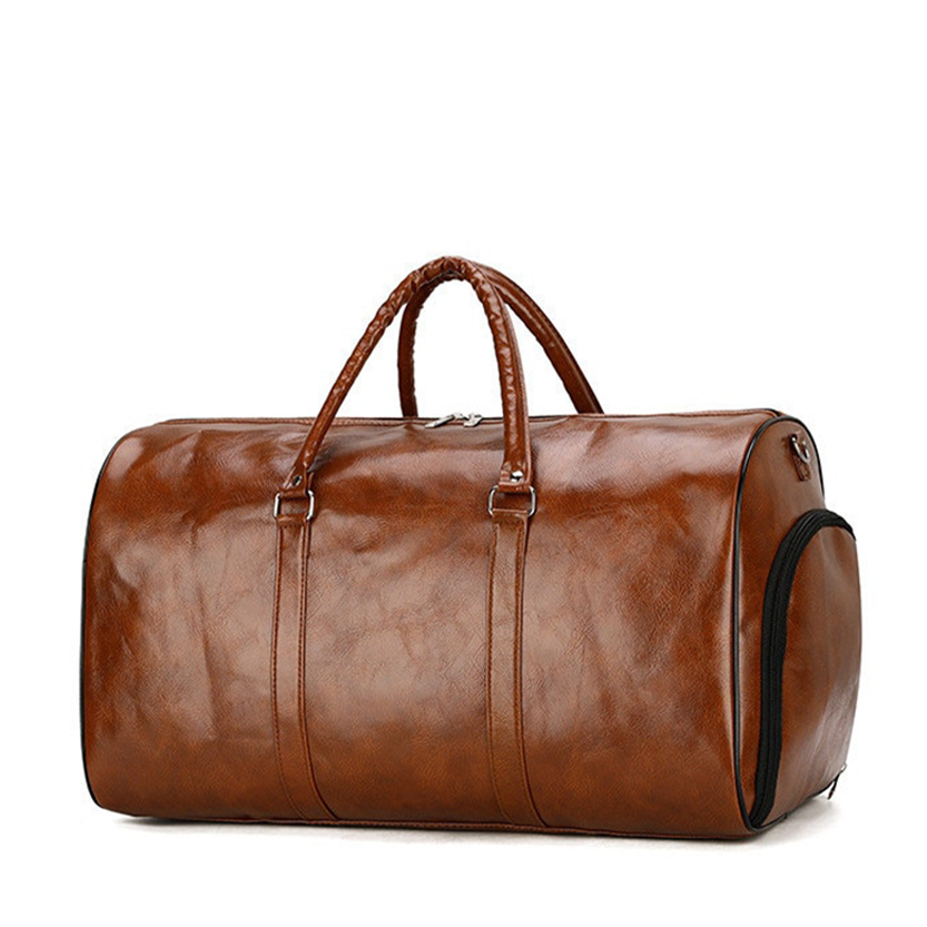 Funki Findz | Bags | Travel Bags | Faux Leather Overnight Bag