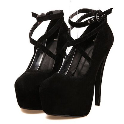 Funki Findz | Shoes | Women's Criss Cross Ankle Strap Platforms