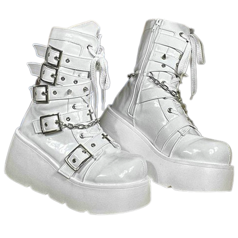 Funki Findz | Boots | Women's New Gothic Style Platform Boots