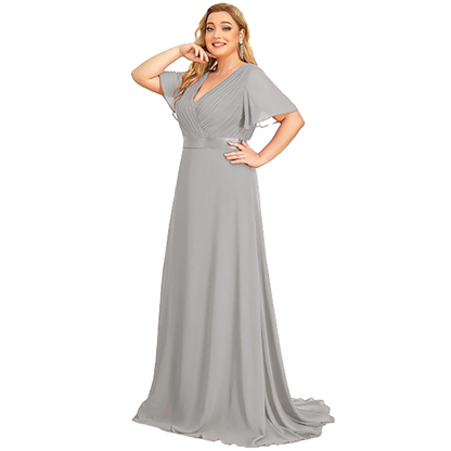 Funki Findz | Dresses | Women's Elegant Chiffon Evening Dress