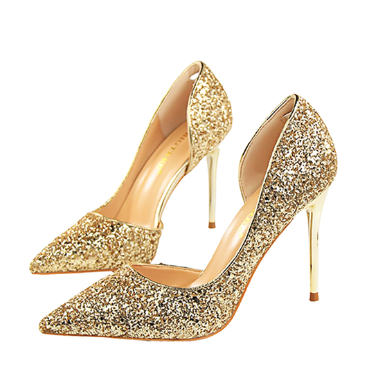 Funki Findz | Shoes | Women's Elegant Glitter Wedding Shoes