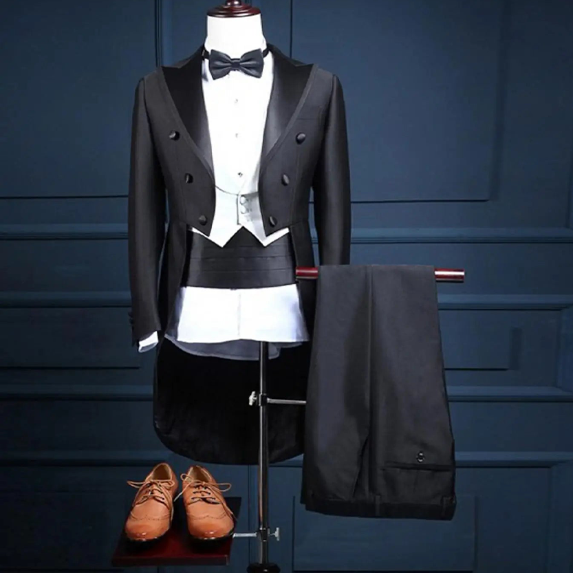Funki Findz | Suits | Men's 3 Pcs Tailored Wedding Morning Suit