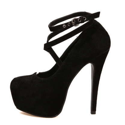 Funki Findz | Shoes | Women's Criss Cross Ankle Strap Platforms