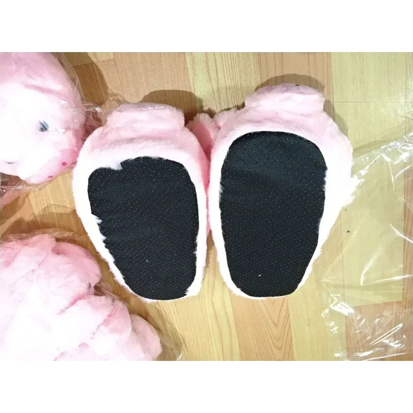 Funki Findz | Shoes | Women's Pink Pig Winter Soft Slippers
