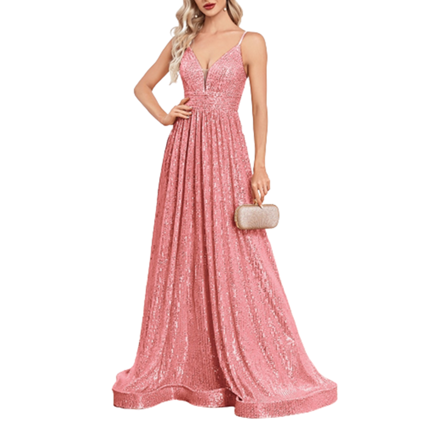 Funki Findz | Dresses | Women's Luxury Strappy Evening Dress