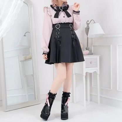 Funki Findz | Skirts | Women's High Waist Harajuku Mini Skirt