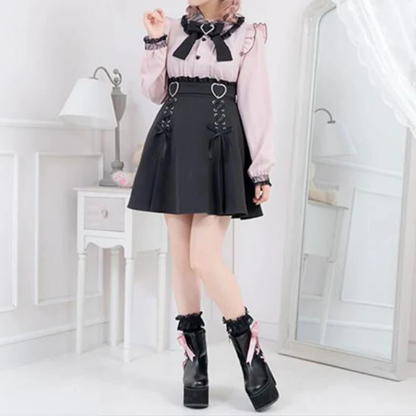 Funki Findz | Skirts | Women's High Waist Harajuku Mini Skirt
