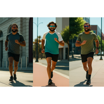 Funki Findz | Shirts | Men's Quick Dry Casual Two Toned T-Shirt