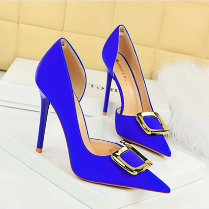 Funki Findz | Shoes | Women's Square Buckle Cut Out Pumps