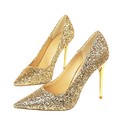 Funki Findz | Shoes | Women's High Heel Glitter Prom Pumps