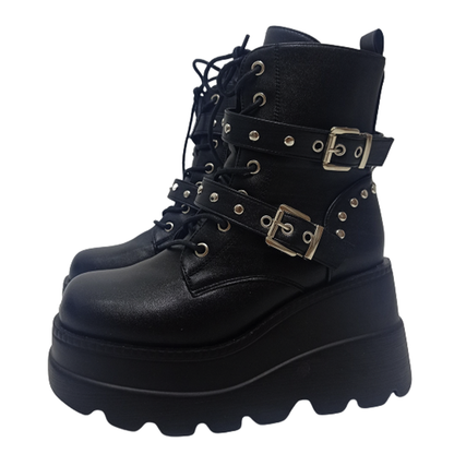 Funki Findz | Boots | Women's New Gothic Style Platform Boots