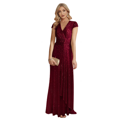 Funki Findz | Dresses | Women's Elegant Long Sequin Dress