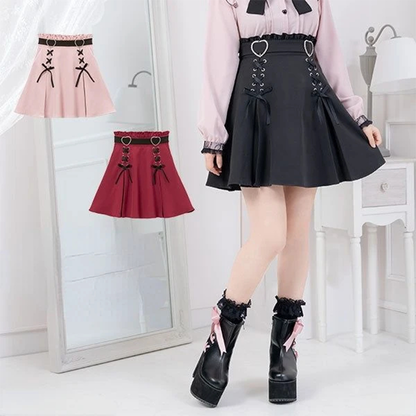 Funki Findz | Skirts | Women's High Waist Harajuku Mini Skirt