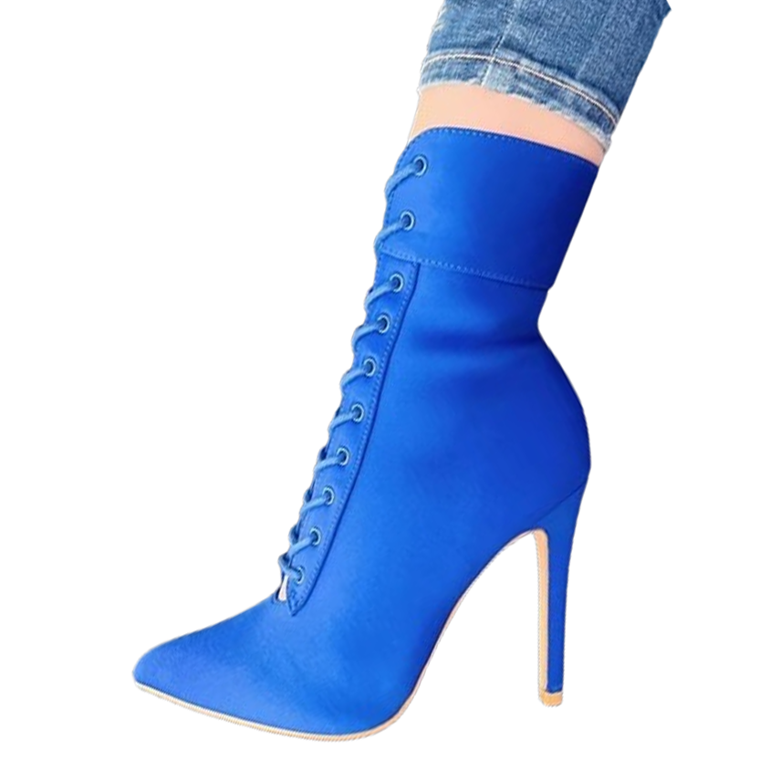 Funki Findz | Boots | Women's Pointed Toe Stiletto Short Boots