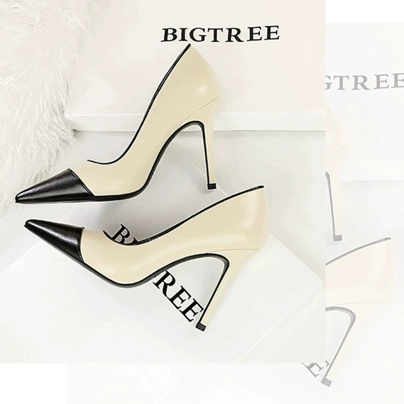 Funki Findz | Shoes | Women's Leather Pointed Toe High Heels