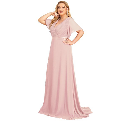 Funki Findz | Dresses | Women's Plus Size Long Evening Dress