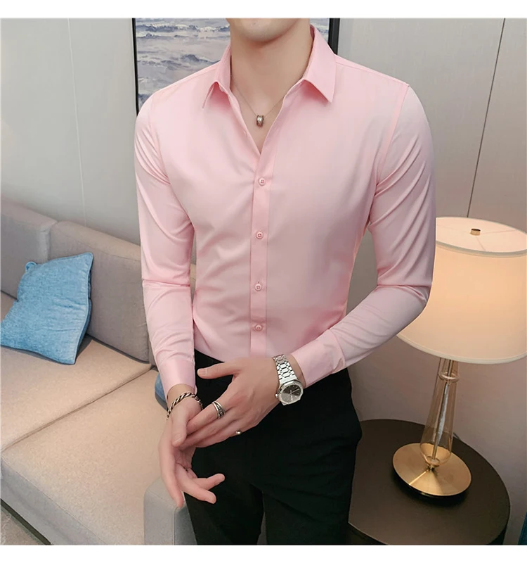 Funki Findz | Shirts | Men's Slim Fit British Style Dress Shirt 7XL