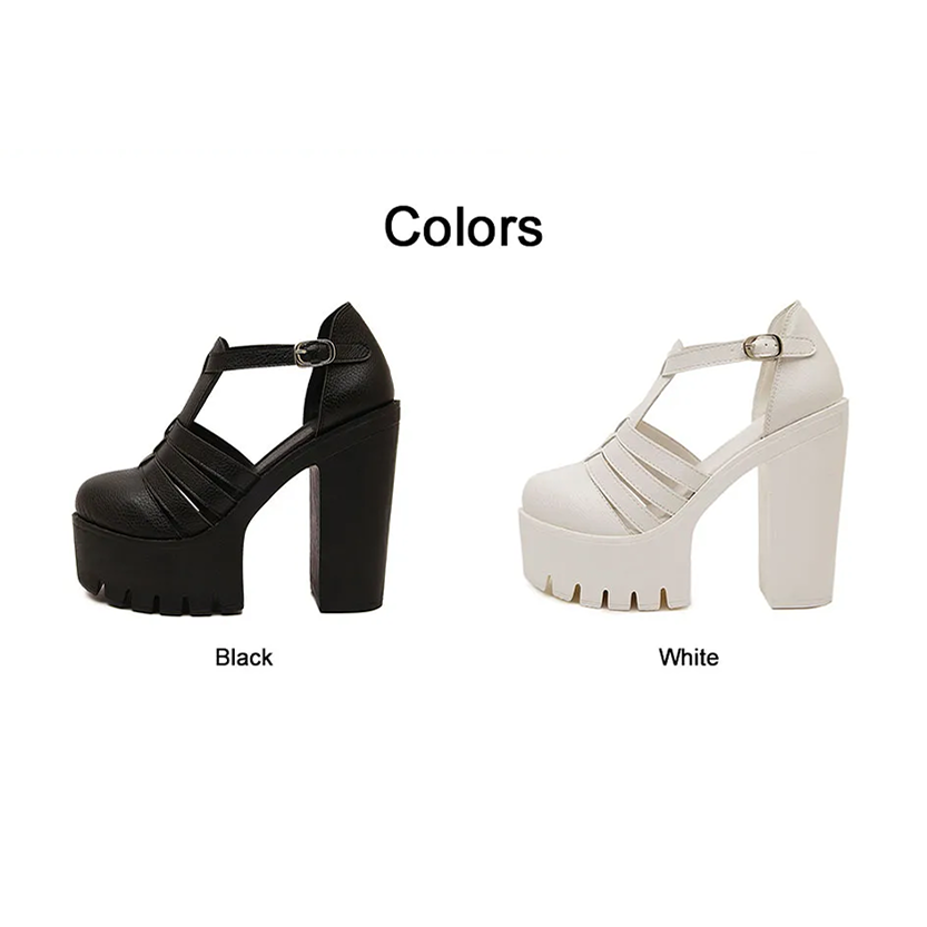Funki Findz | Shoes | Women's Gothic Punk High Chunky Sandal