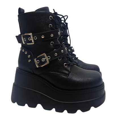 Funki Findz | Boots | Women's New Gothic Style Platform Boots