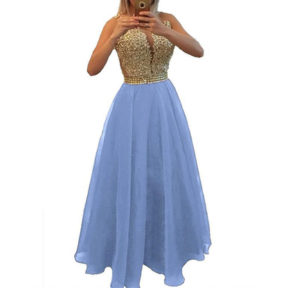 Funki Findz | Dresses | Women's Chiffon Lace Beaded Dress
