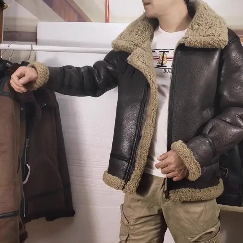Funki Findz | Jackets | Men's Genuine Leather Sheepskin Jacket